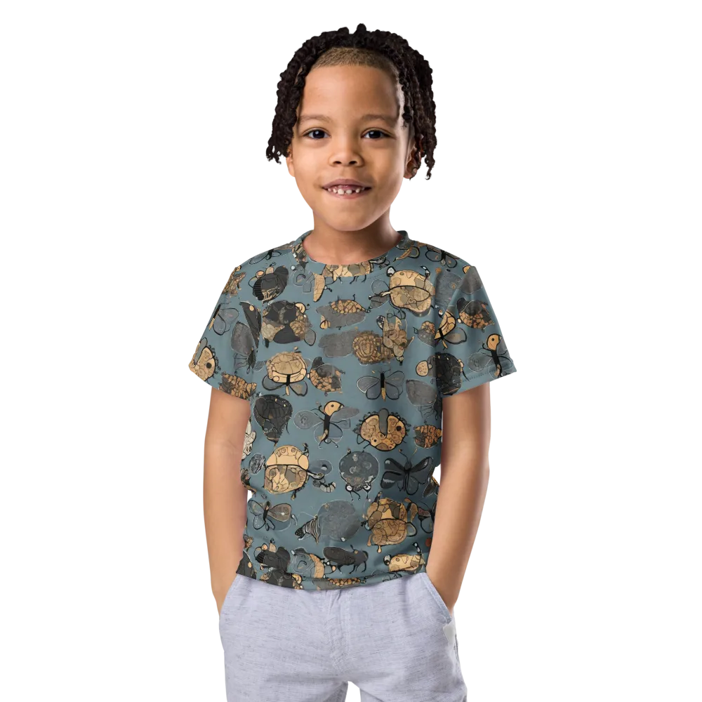 Nocturnal Entomology on Kids Crew Neck T-Shirt — Front