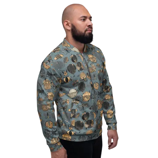 Nocturnal Entomology on a Bomber Jacket
