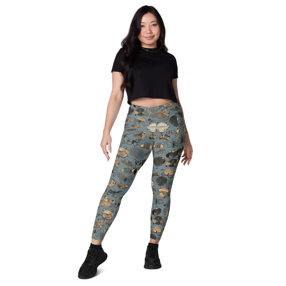 Nocturnal Entomology on Leggings with Pockets — Front