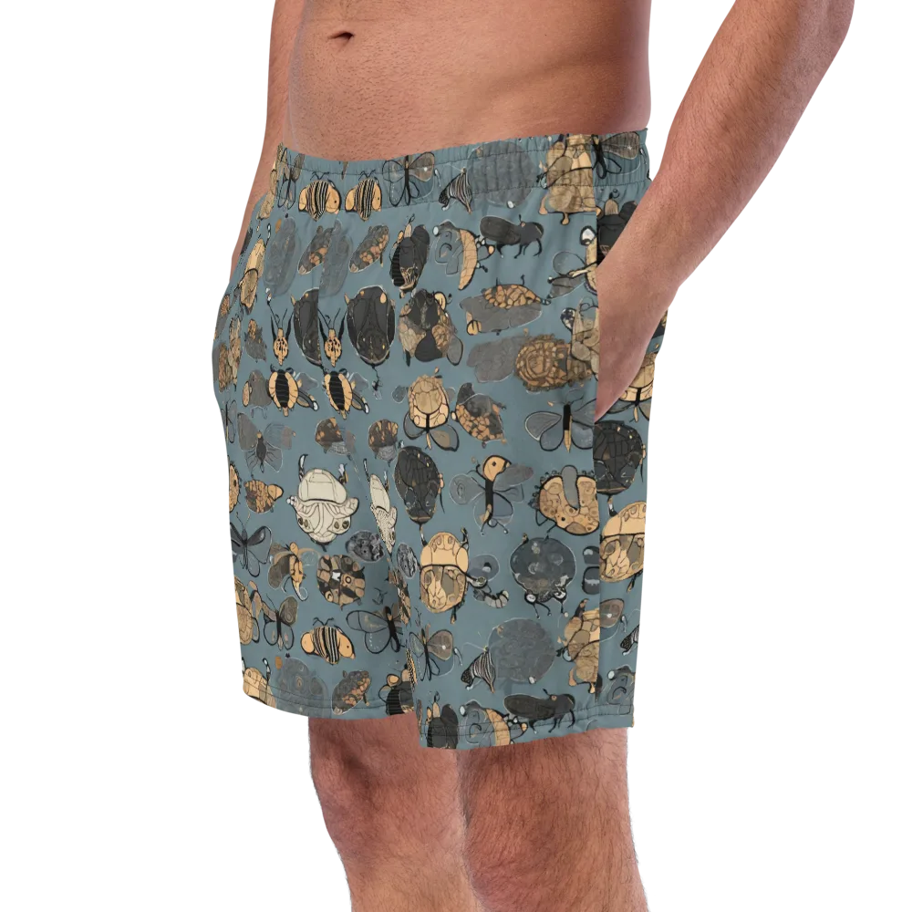 Nocturnal Entomology on Swim Trunks — Left Front