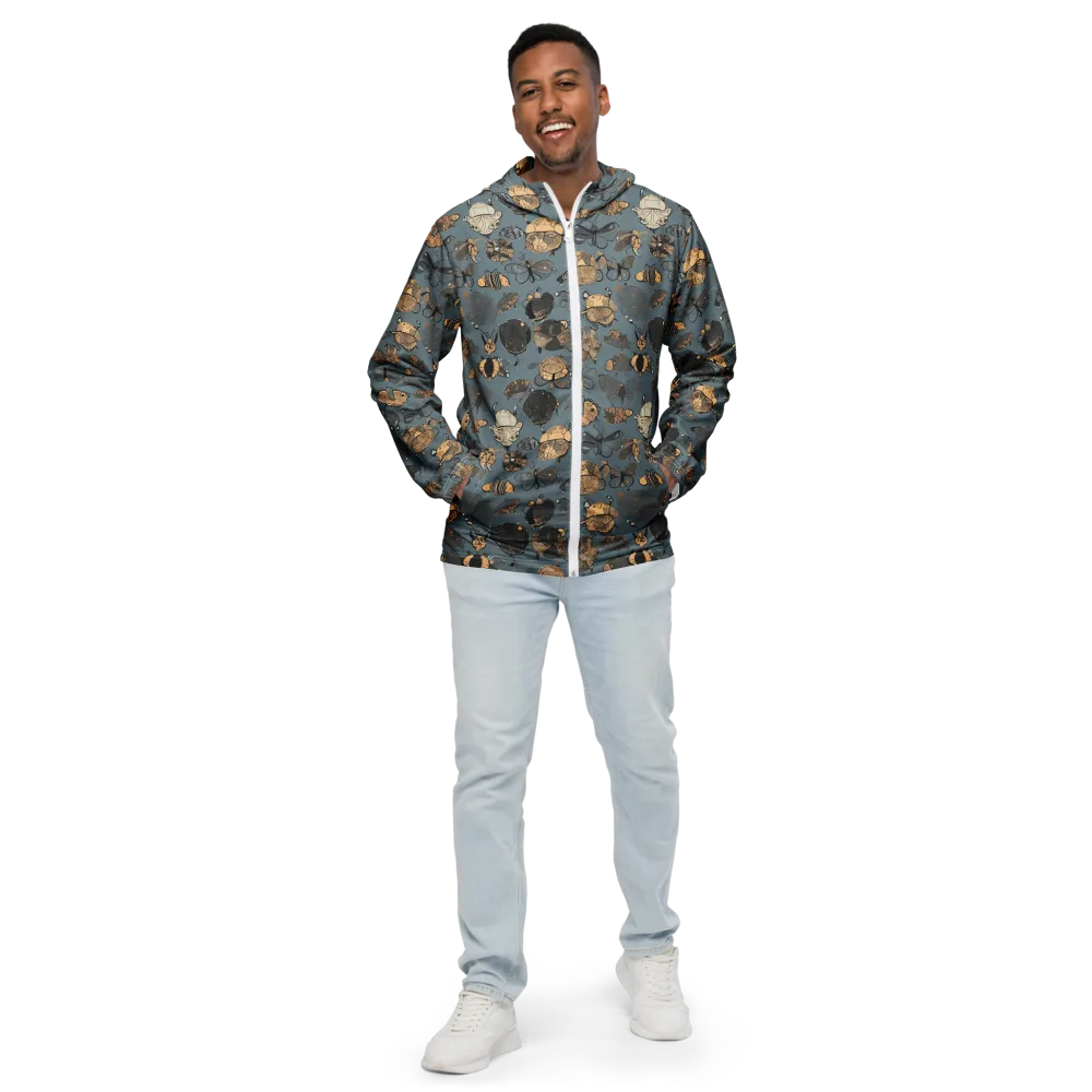 Nocturnal Entomology on Men's Windbreaker — Front