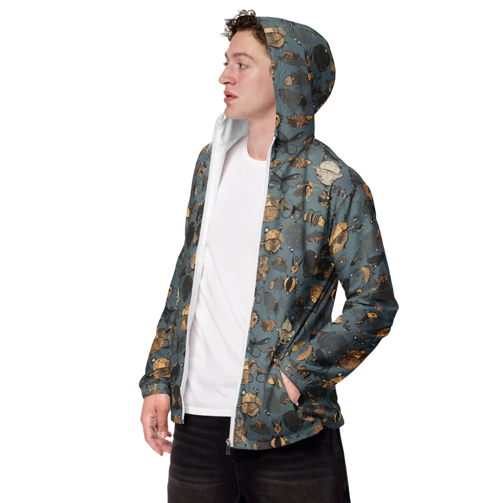Nocturnal Entomology on Men's Windbreaker — Left Front
