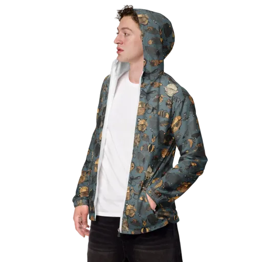 Nocturnal Entomology on a Men's Windbreaker
