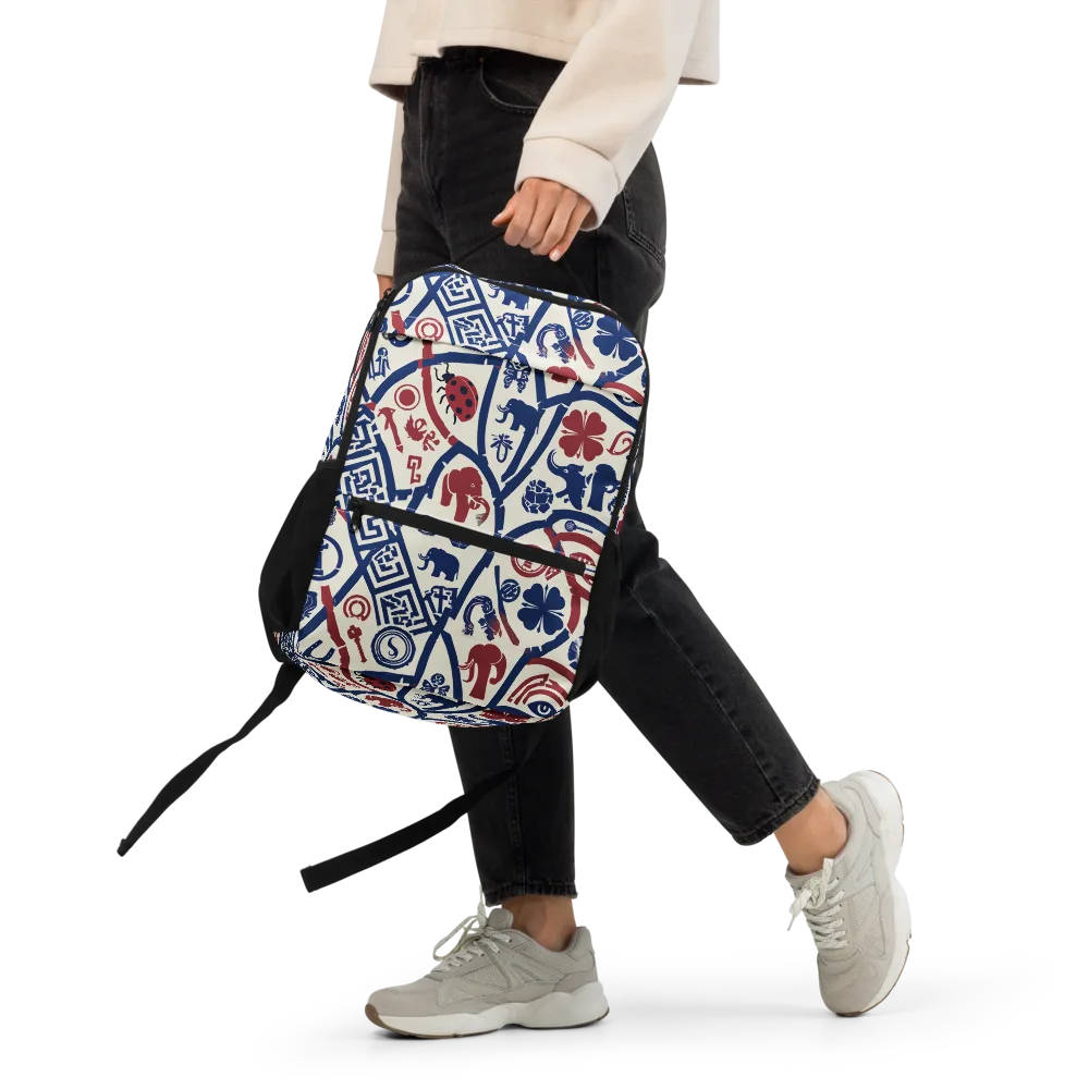 Heritage Menagerie on Utility Backpack — Front