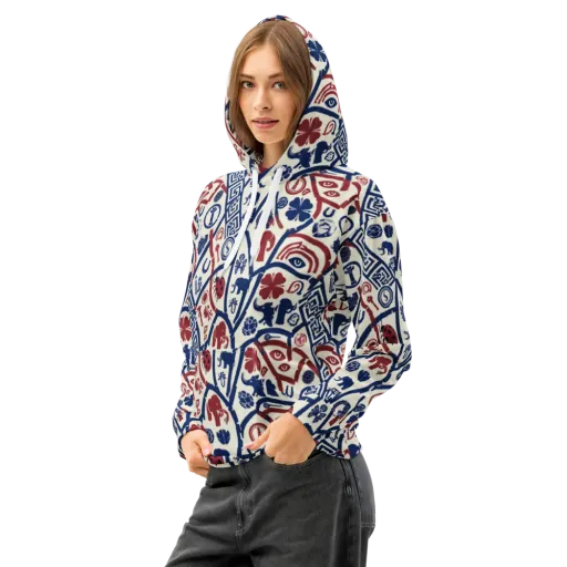 Heritage Menagerie on a Cotton Hoodie
