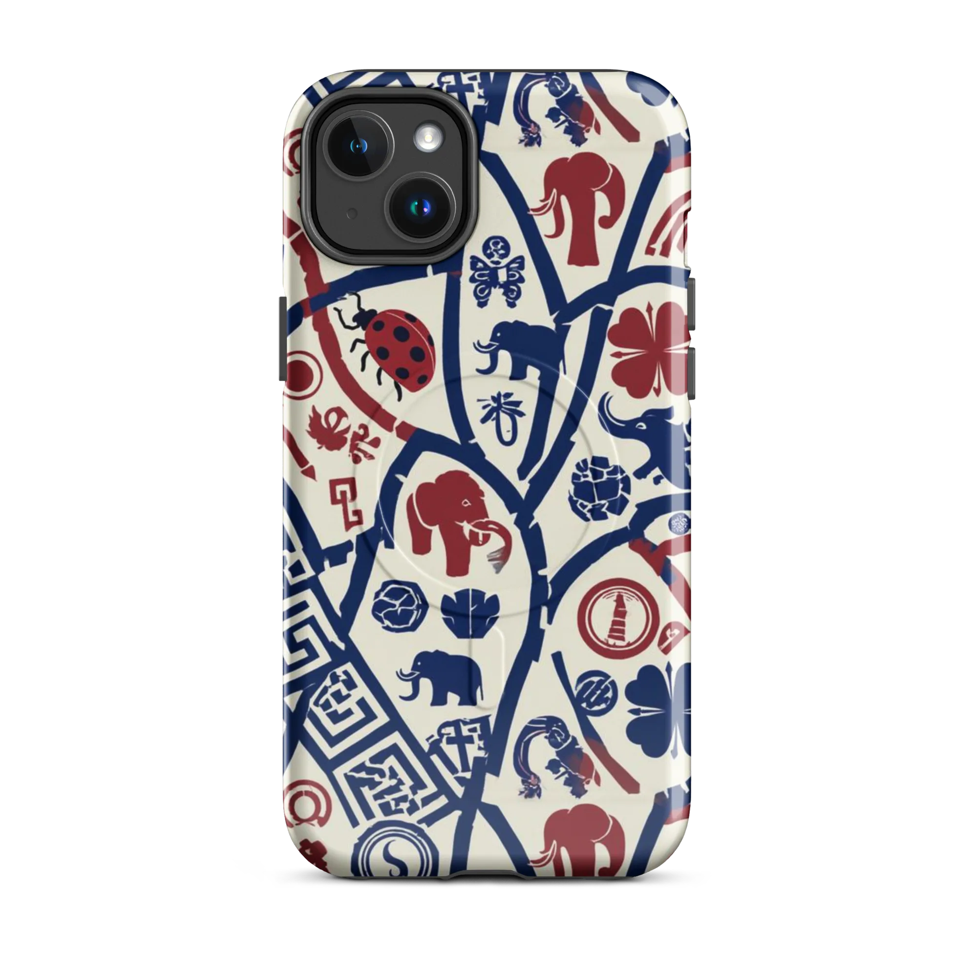 Heritage Menagerie on MagSafe Tough Case for iPhone® — Front