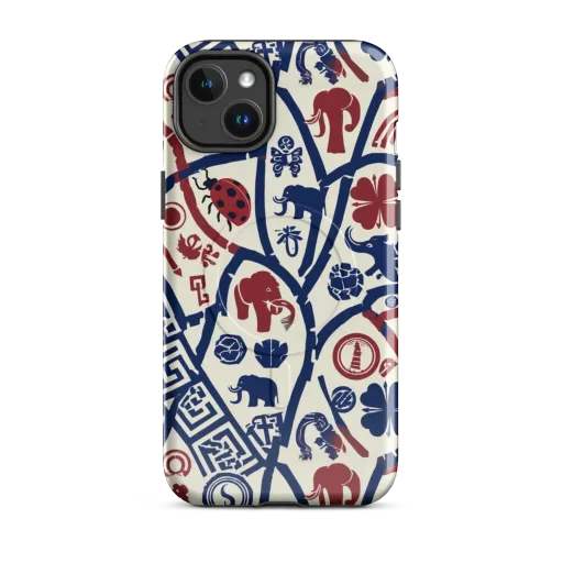 Heritage Menagerie on a MagSafe Tough Case for iPhone®