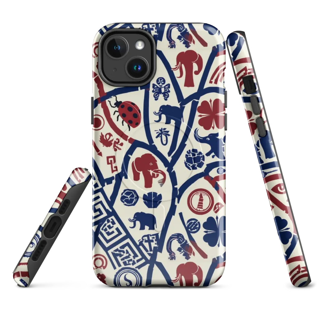 Heritage Menagerie on MagSafe Tough Case for iPhone® — Front