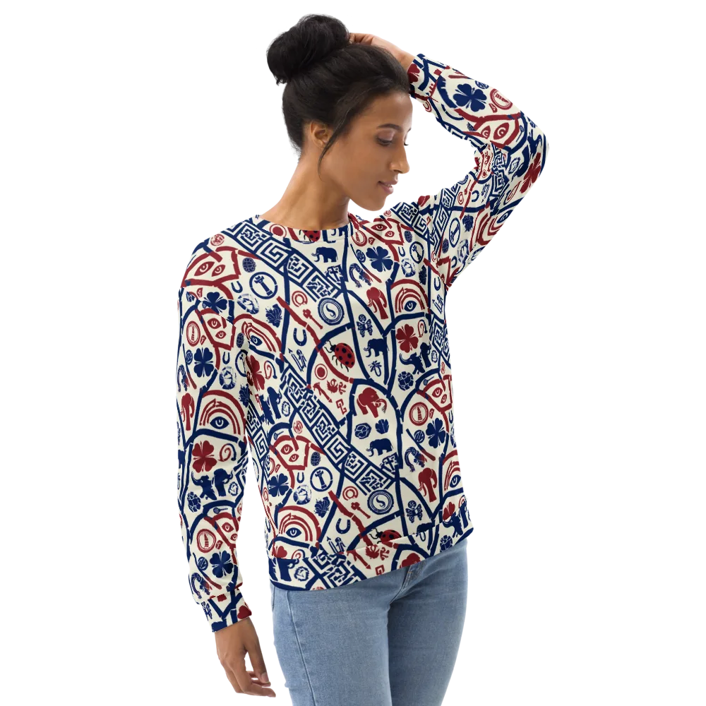 Heritage Menagerie on Sweatshirt — Right Front
