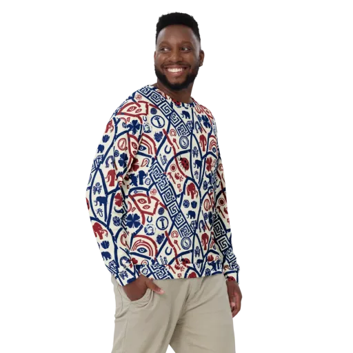 Heritage Menagerie on a Sweatshirt