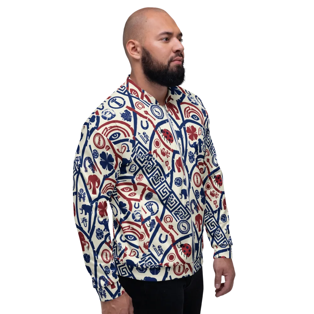 Heritage Menagerie on Bomber Jacket — Right