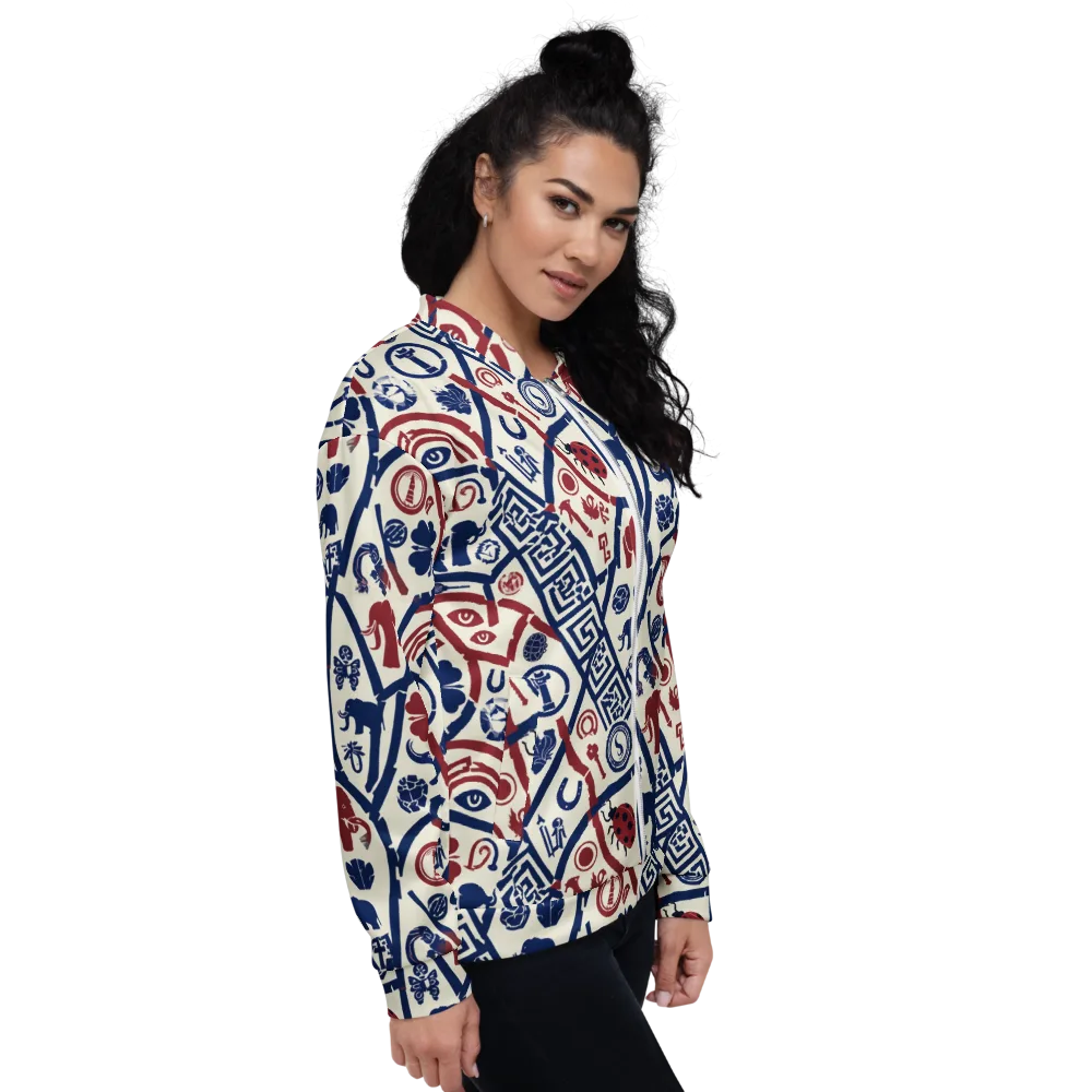 Heritage Menagerie on Bomber Jacket — Right