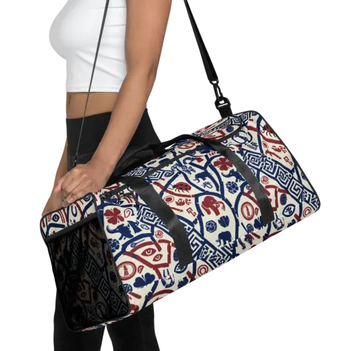 Heritage Menagerie on a Duffle Bag