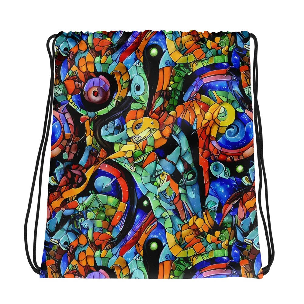 Cascade Muralista on Drawstring Bag — Photo
