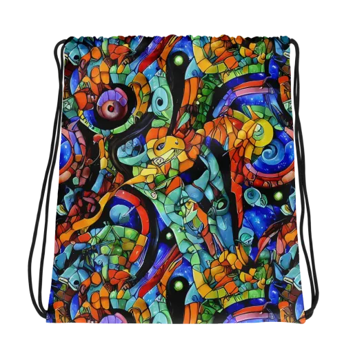 Cascade Muralista on a Drawstring Bag
