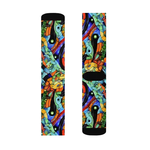 Cascade Muralista on a Socks