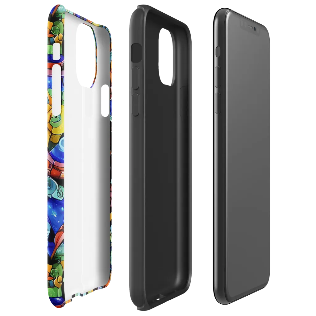 Cascade Muralista on Tough Case for iPhone® — Right