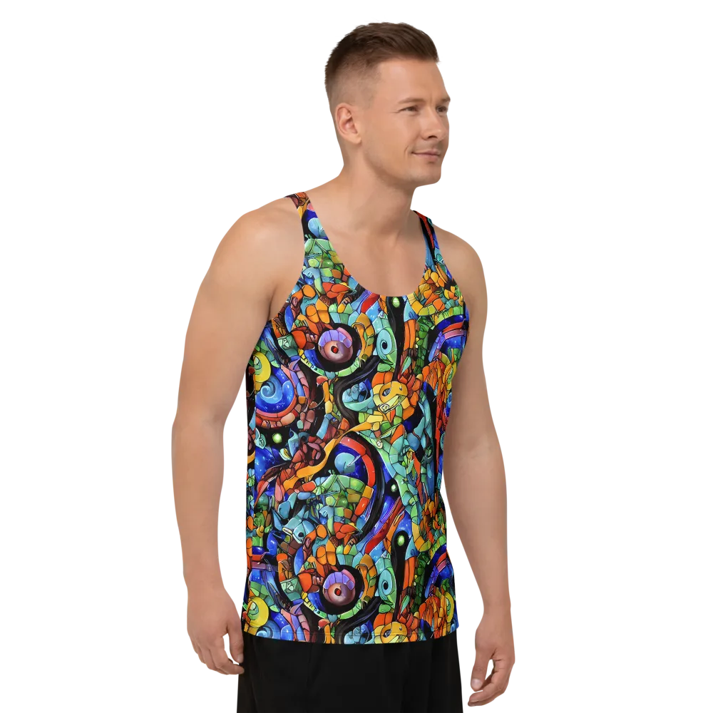 Cascade Muralista on Men's Tank Top — Right Front