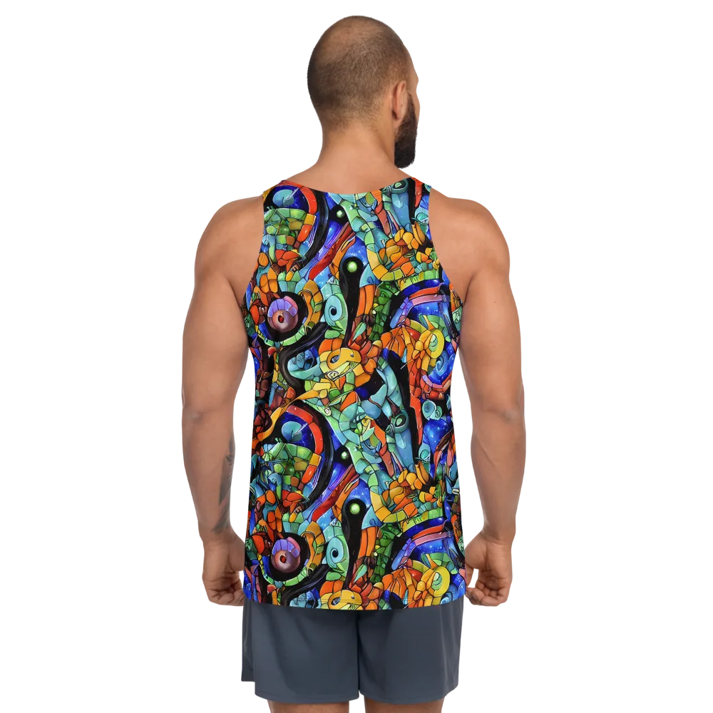 Cascade Muralista on Men's Tank Top — Back