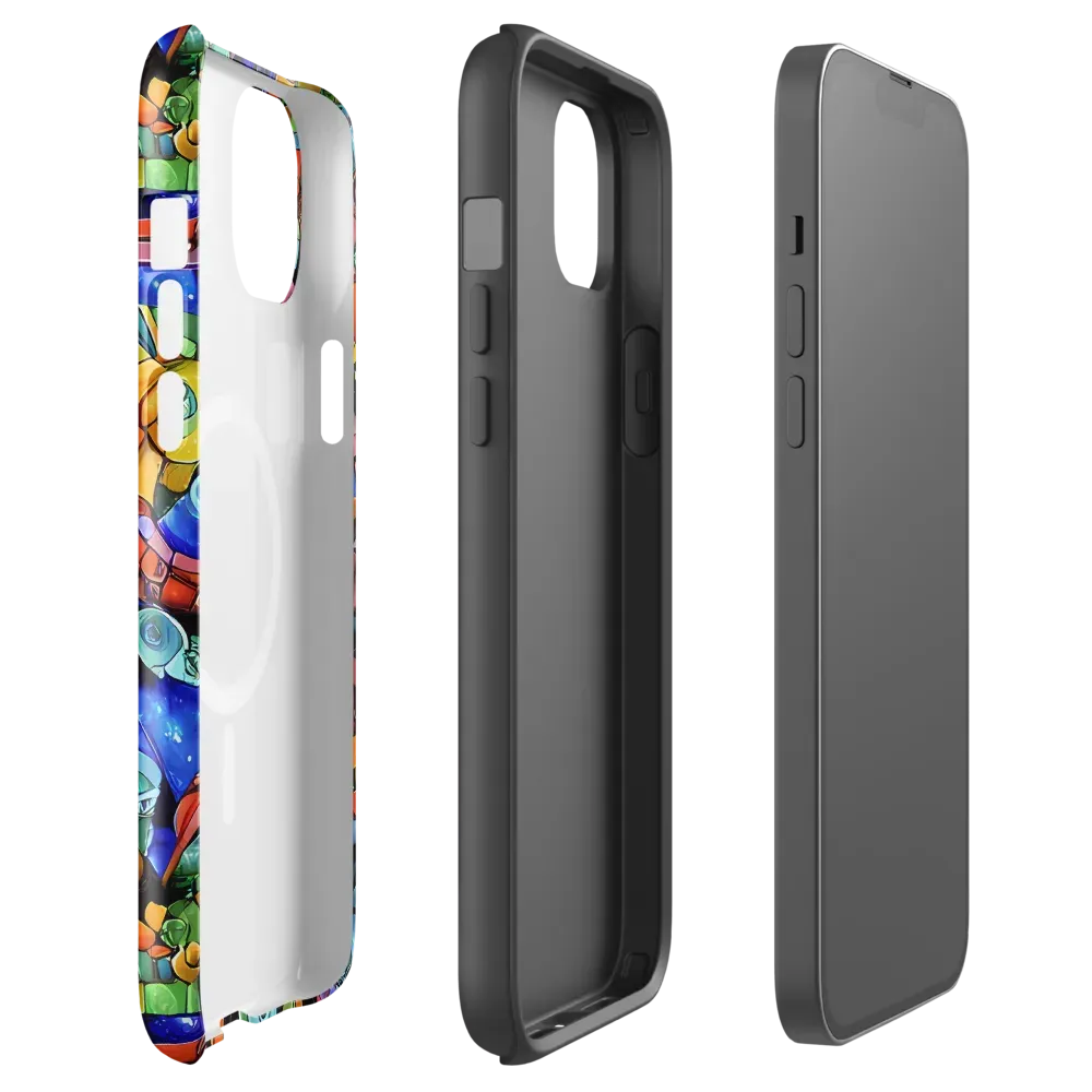 Cascade Muralista on MagSafe Tough Case for iPhone® — Front