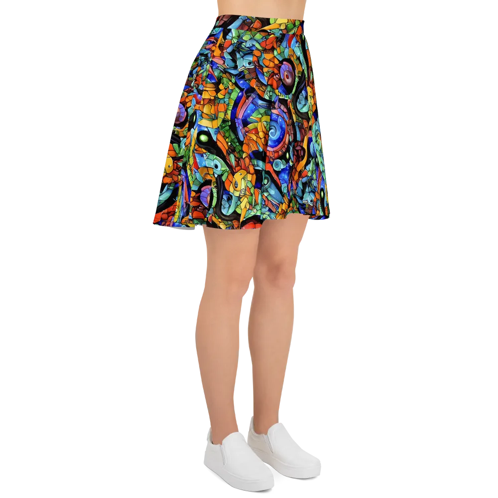 Cascade Muralista on Skater Skirt — Right