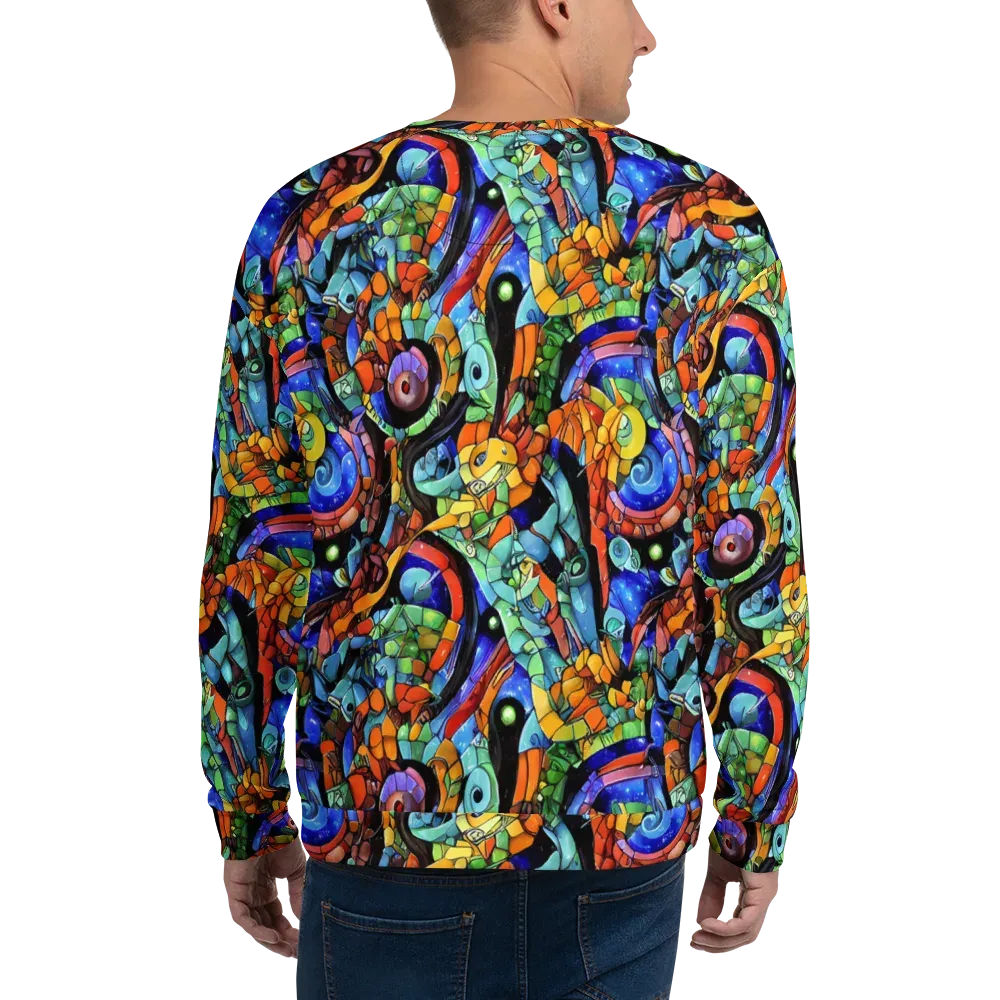 Cascade Muralista on Sweatshirt — Back