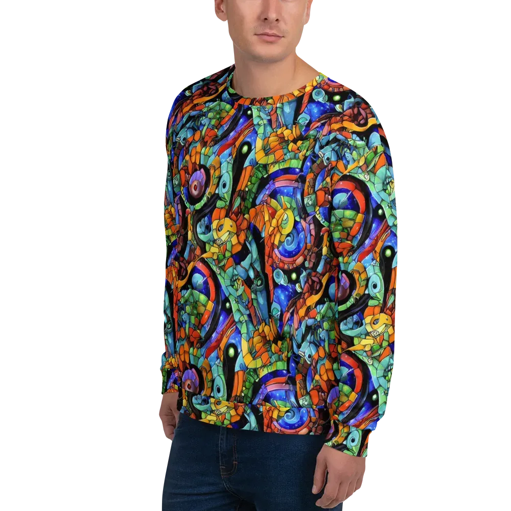 Cascade Muralista on Sweatshirt — Left Front