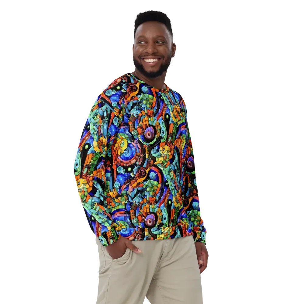 Cascade Muralista on Sweatshirt — Front