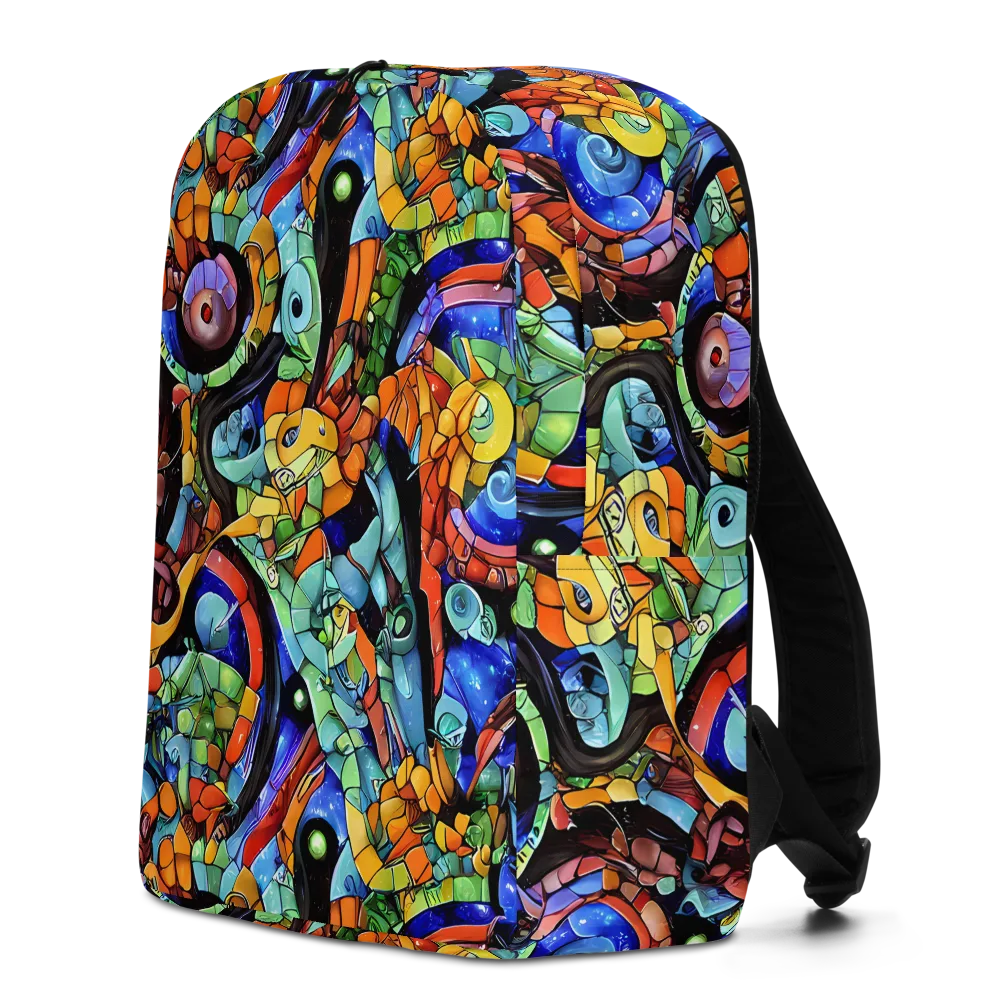 Cascade Muralista on Minimalist Backpack — Left