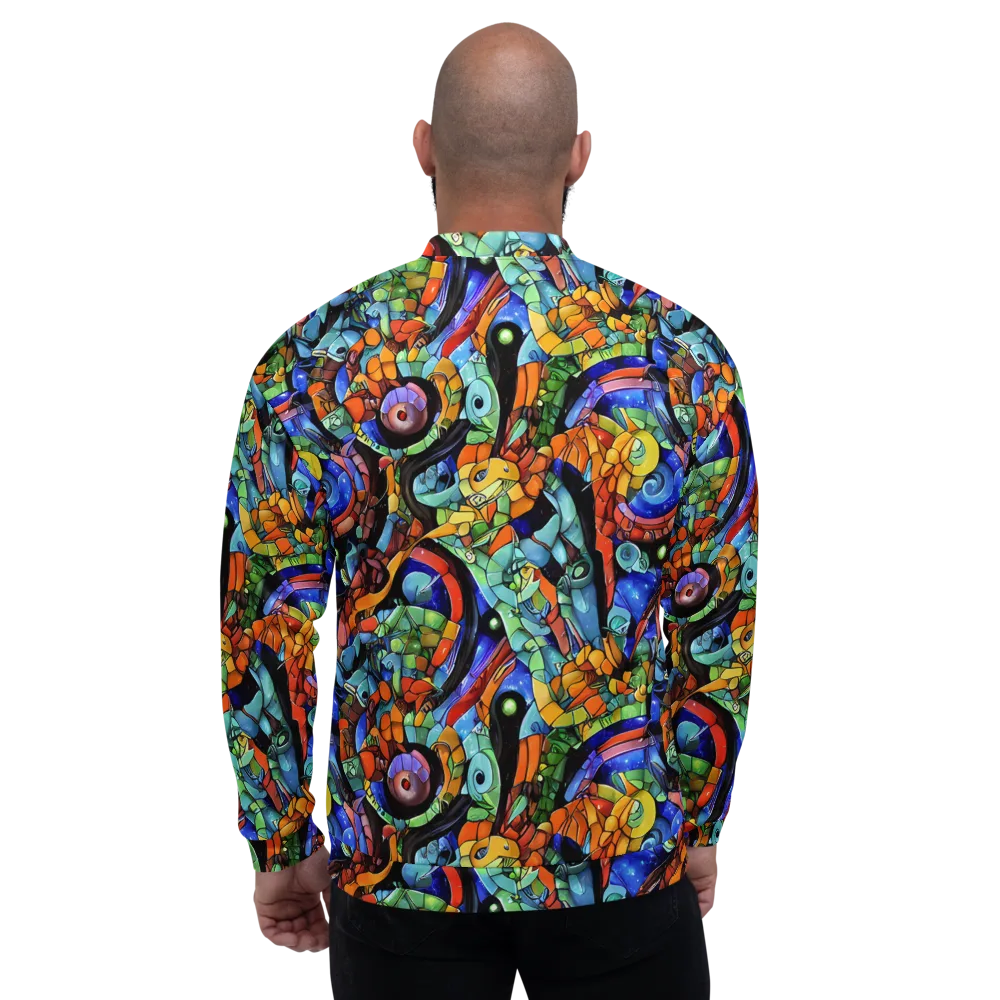 Cascade Muralista on Bomber Jacket — Back