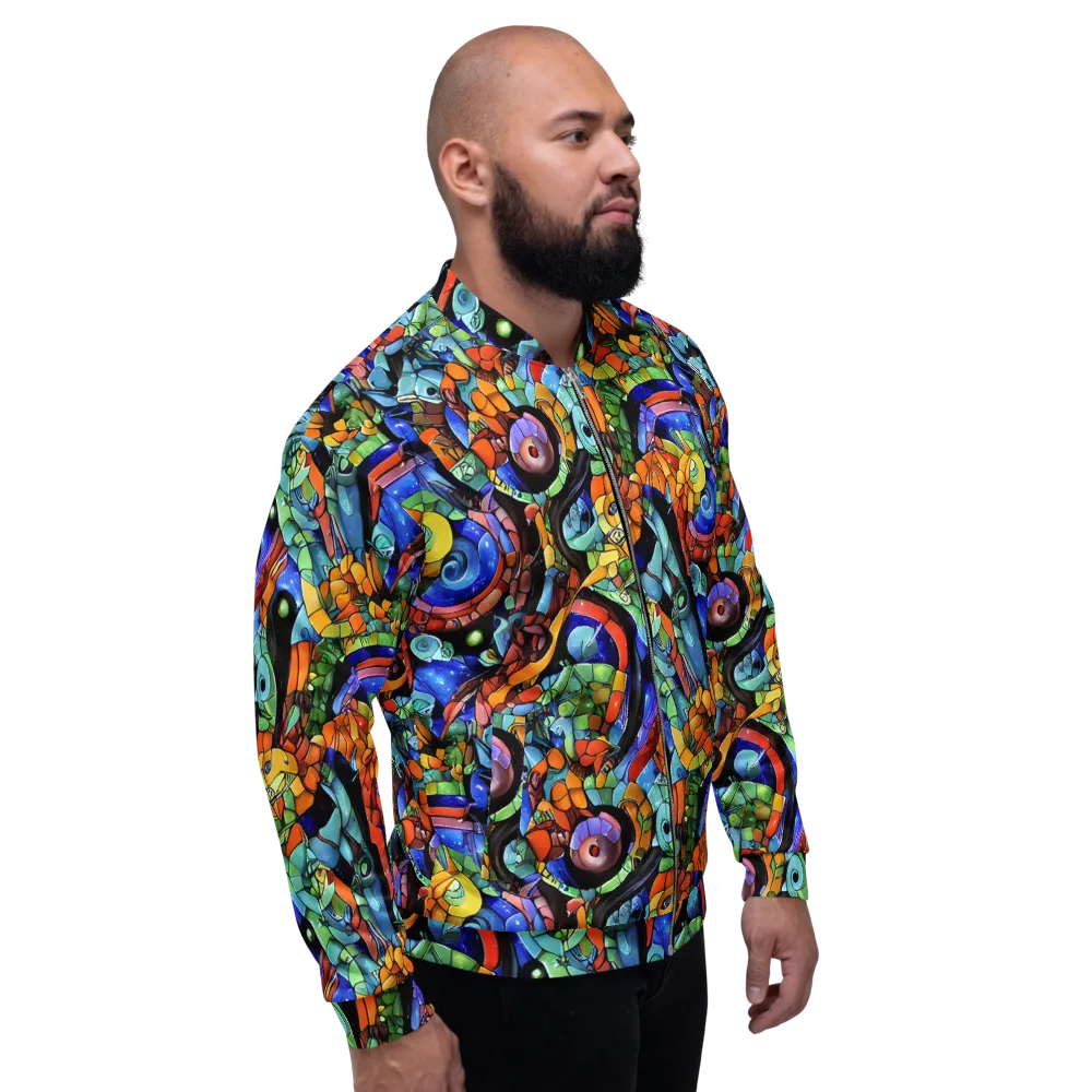 Cascade Muralista on Bomber Jacket — Right