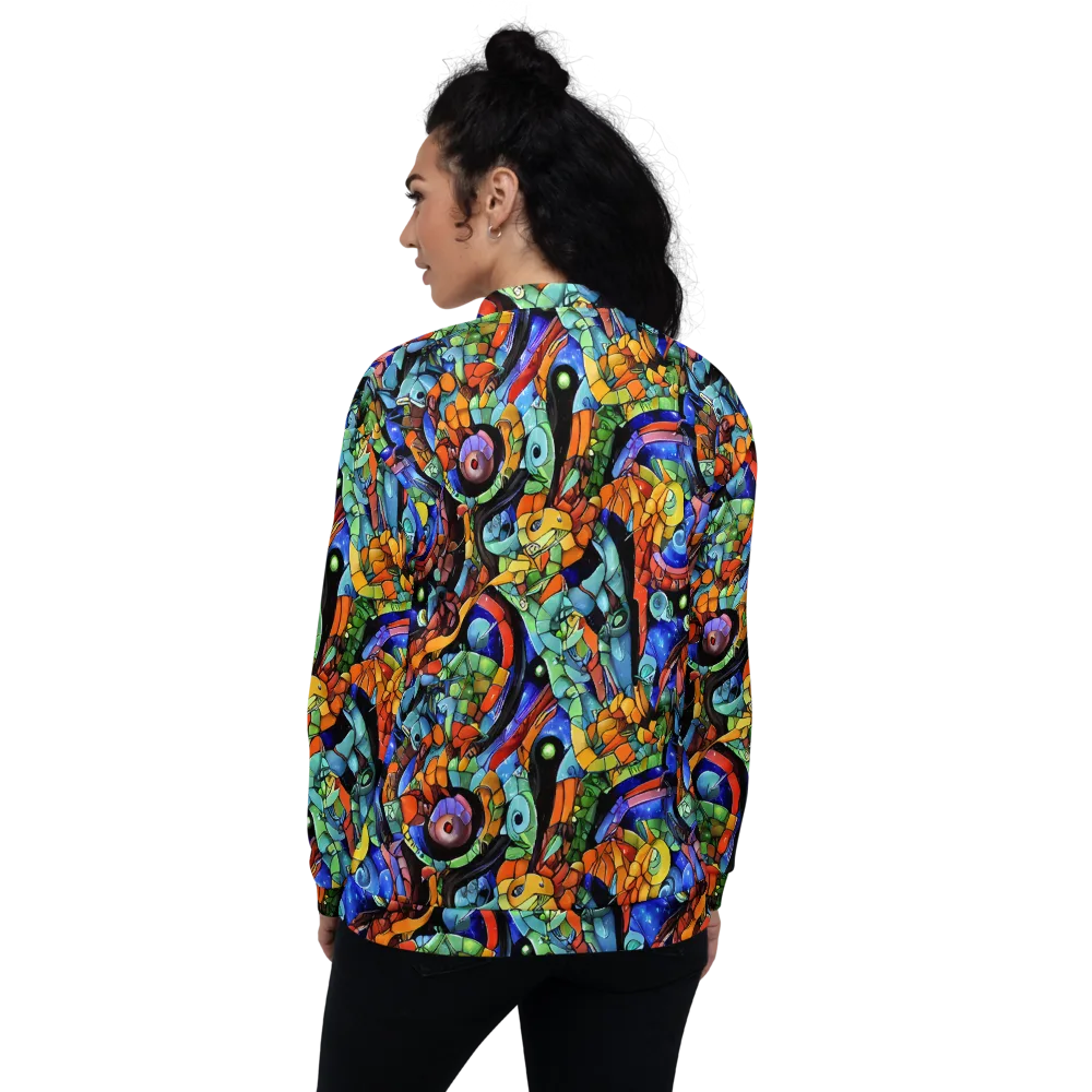 Cascade Muralista on Bomber Jacket — Back