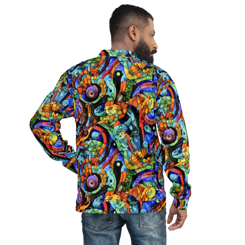 Cascade Muralista on Bomber Jacket — Back