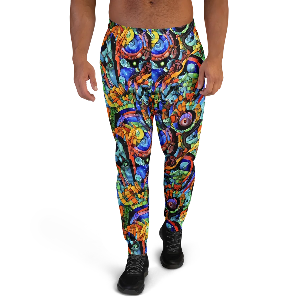 Cascade Muralista on Men's Joggers — Front