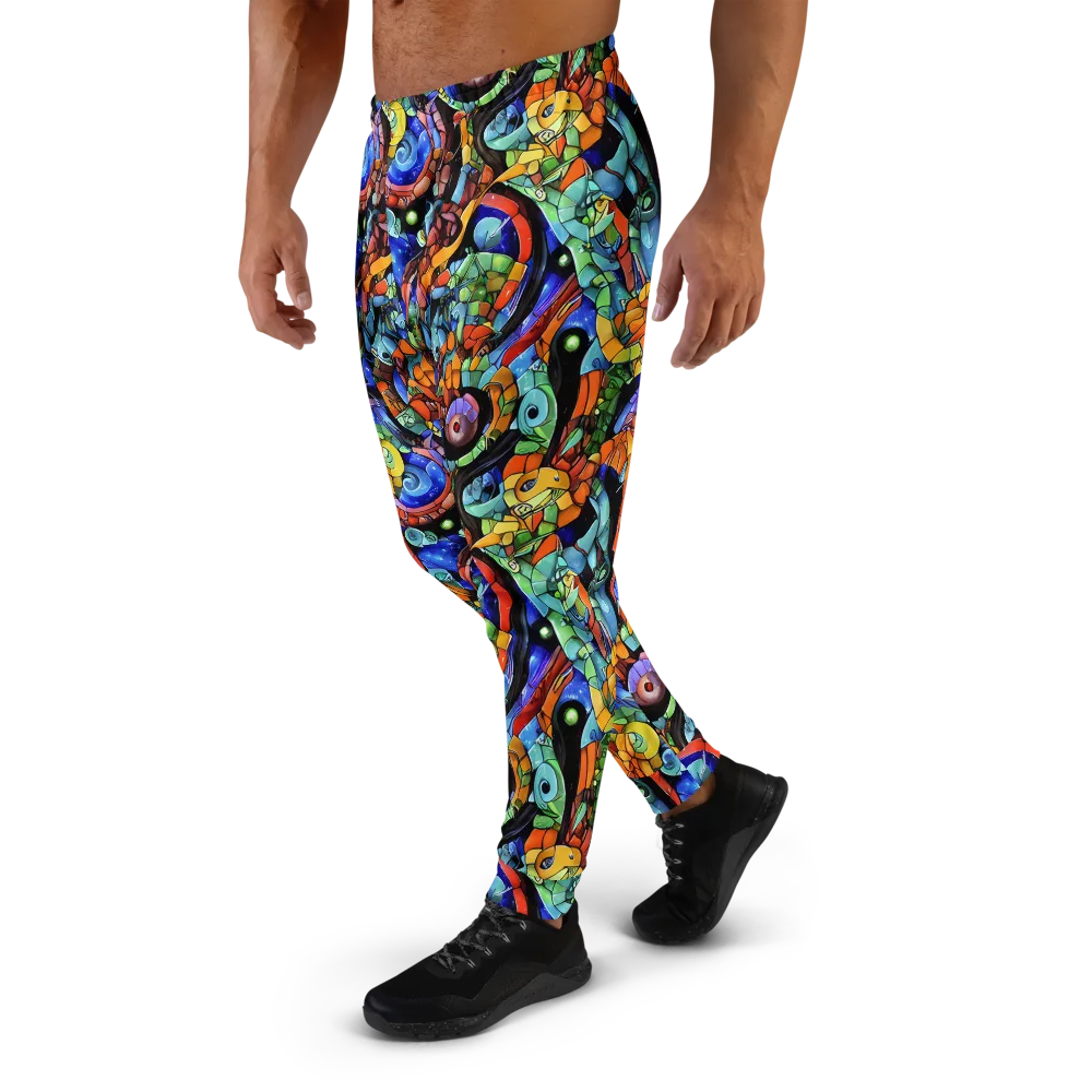 Cascade Muralista on Men's Joggers — Left