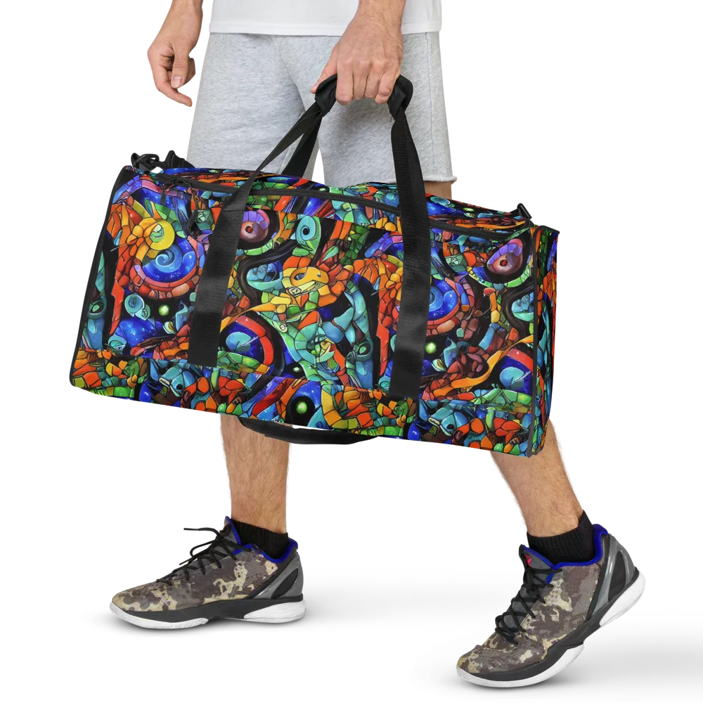 Cascade Muralista on Duffle Bag — Front