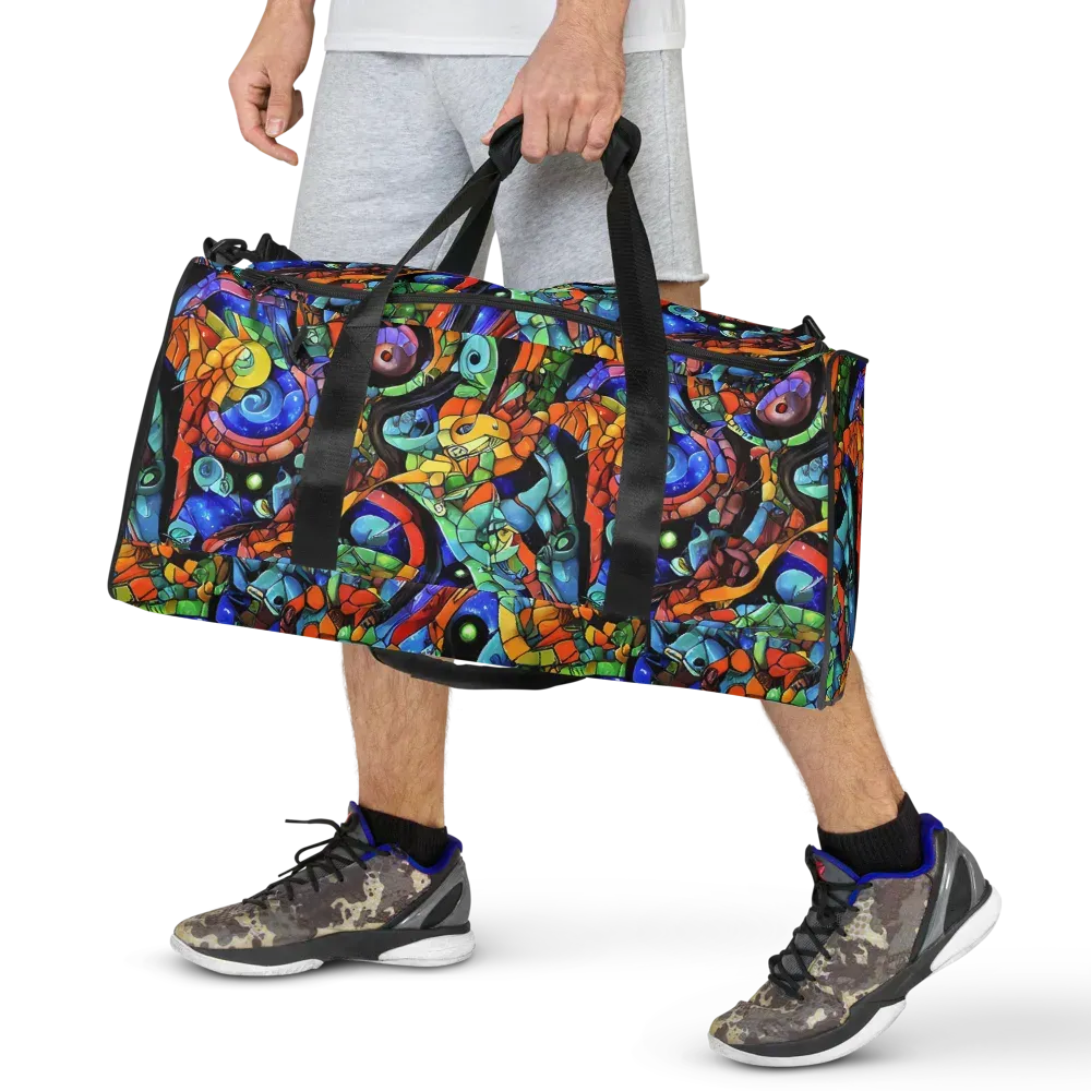 Cascade Muralista on Duffle Bag — Front