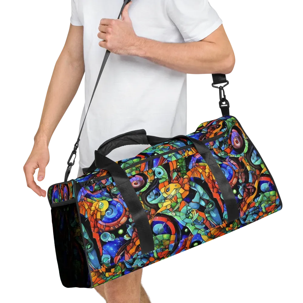 Cascade Muralista on Duffle Bag — Right Front