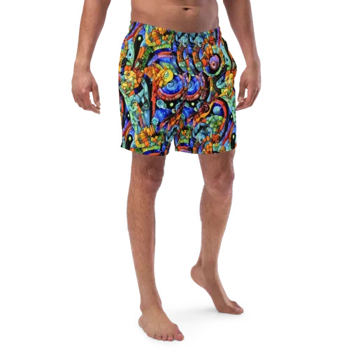 Cascade Muralista on a Swim Trunks