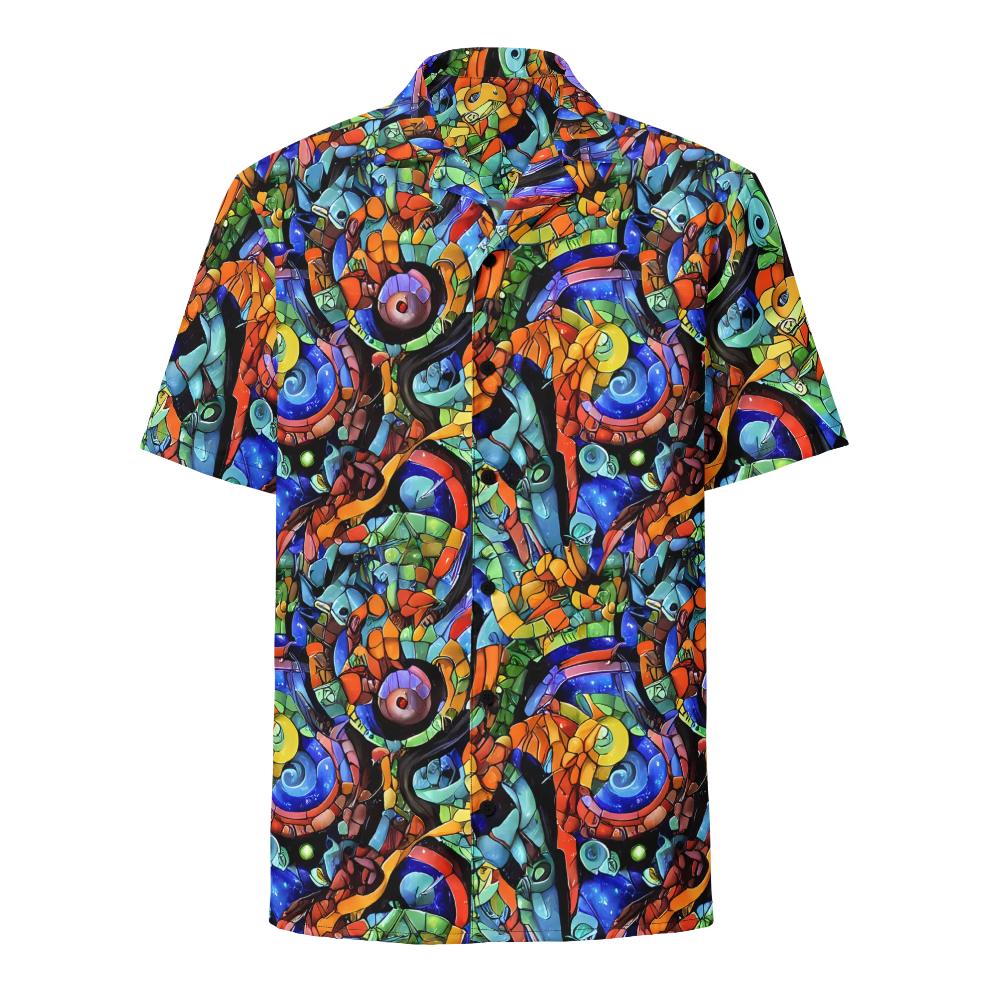 Cascade Muralista on Button Shirt — Front