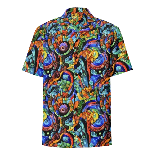 Cascade Muralista on a Button Shirt