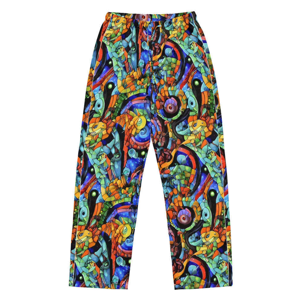Cascade Muralista on Women's Pajama Pants — Front