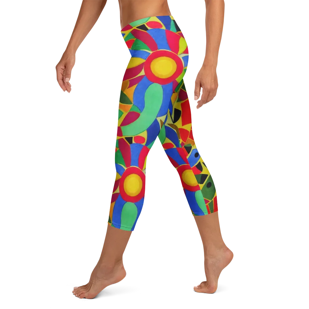 Primary School on Capri Leggings — Left