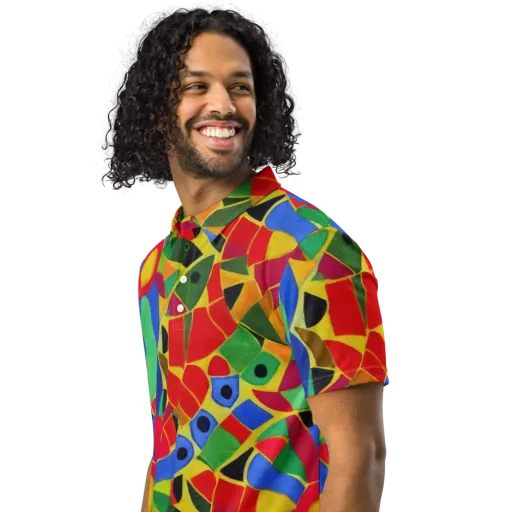 Primary School on a Men's Slim Fit Polo Shirt