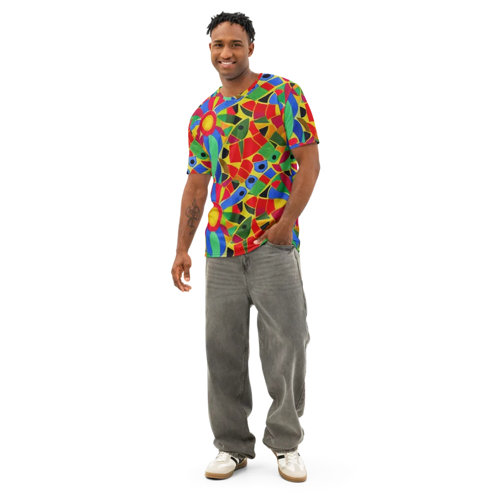 Primary School on Men's Cotton Crew Neck T-Shirt — Front