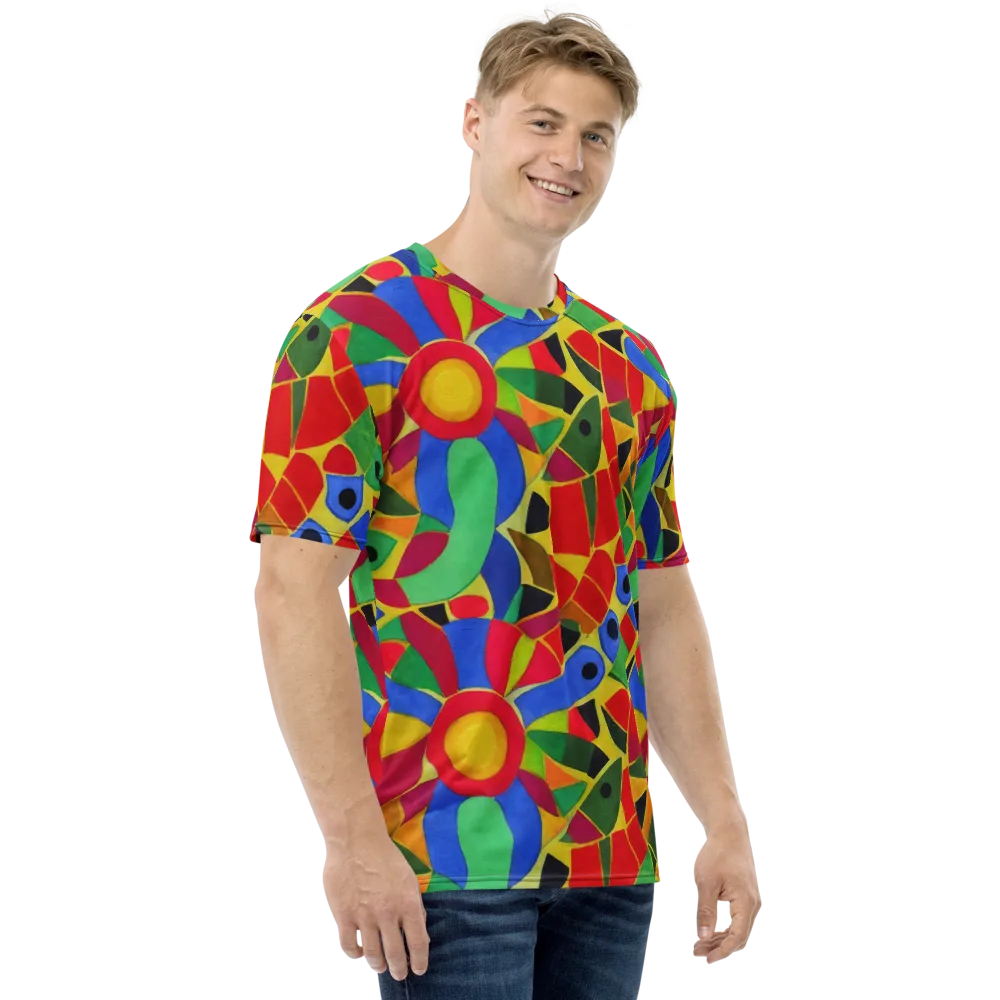 Primary School on Men's Crew Neck T-Shirt — Right