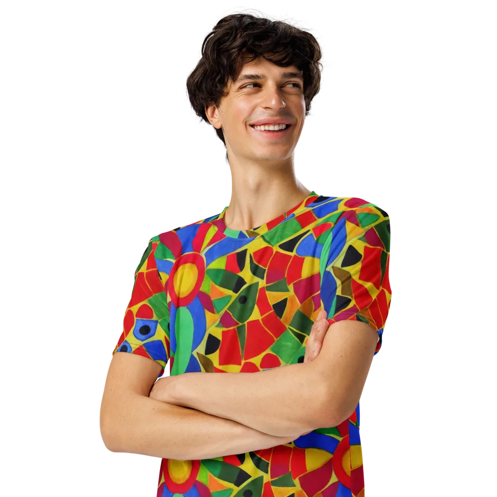 Primary School on Men's Crew Neck T-Shirt — Left Front