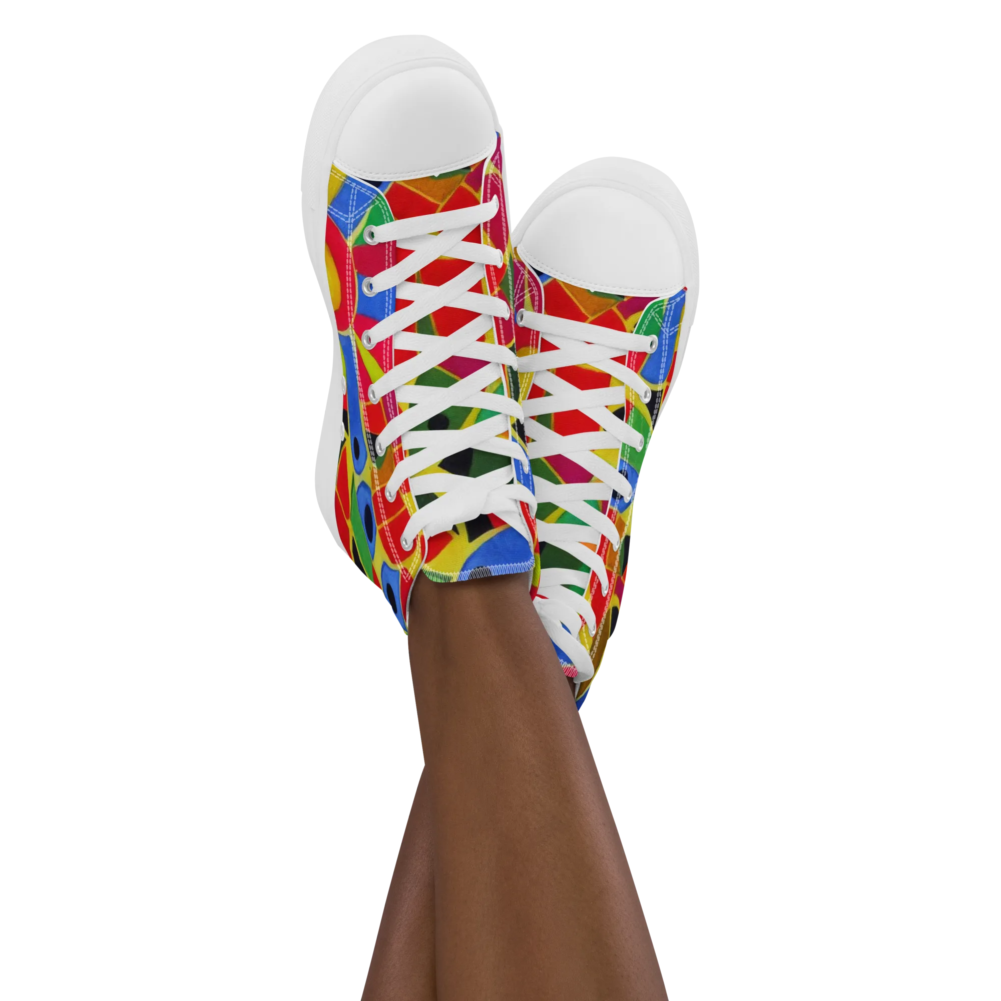 Primary School on Women's High Top Canvas Shoes — Front