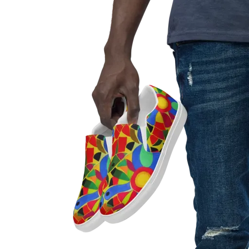 Primary School on a Men's Slip-On Canvas Shoes