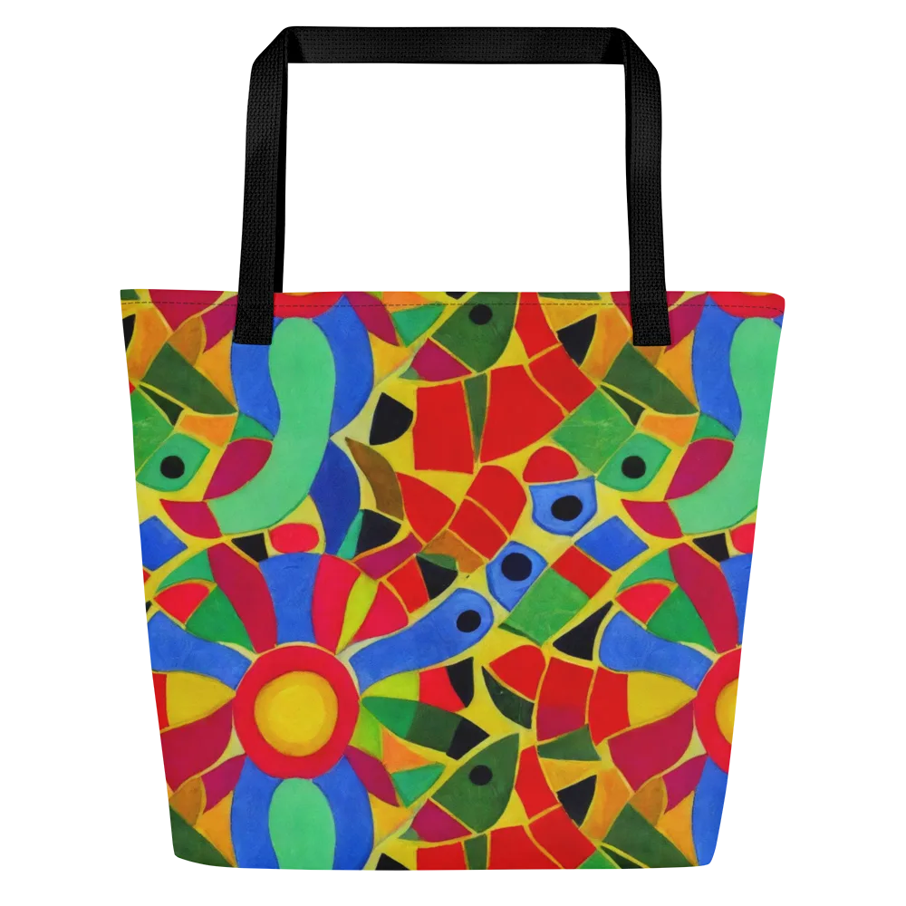 Primary School on Large Tote Bag W/ Pocket — Front